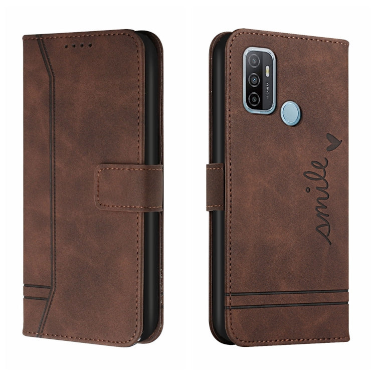 For OPPO A53 2020 Retro Skin Feel Horizontal Flip Soft TPU + PU Leather Case with Holder & Card Slots & Photo Frame