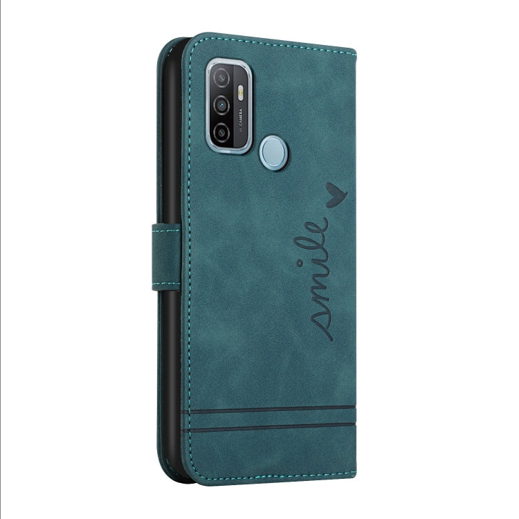 For OPPO A53 2020 Retro Skin Feel Horizontal Flip Soft TPU + PU Leather Case with Holder & Card Slots & Photo Frame