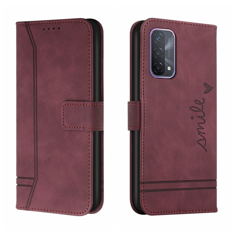 For OPPO A74 Retro Skin Feel Horizontal Flip Soft TPU + PU Leather Case with Holder & Card Slots & Photo Frame