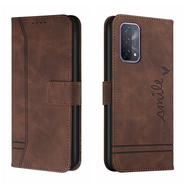 For OPPO A74 Retro Skin Feel Horizontal Flip Soft TPU + PU Leather Case with Holder & Card Slots & Photo Frame