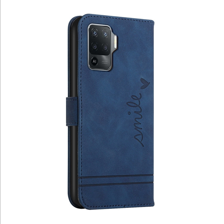 For OPPO A94 4G Retro Skin Feel Horizontal Flip Soft TPU + PU Leather Case with Holder & Card Slots & Photo Frame