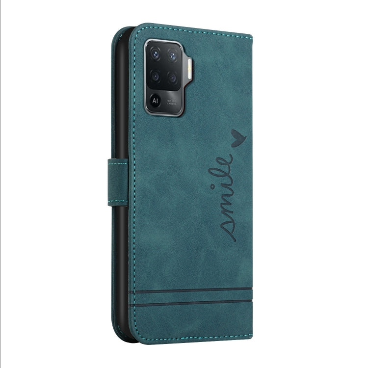 For OPPO A94 4G Retro Skin Feel Horizontal Flip Soft TPU + PU Leather Case with Holder & Card Slots & Photo Frame