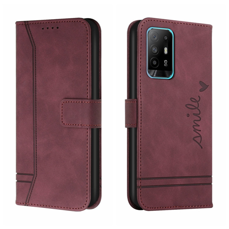For OPPO A94 5G Retro Skin Feel Horizontal Flip Soft TPU + PU Leather Case with Holder & Card Slots & Photo Frame