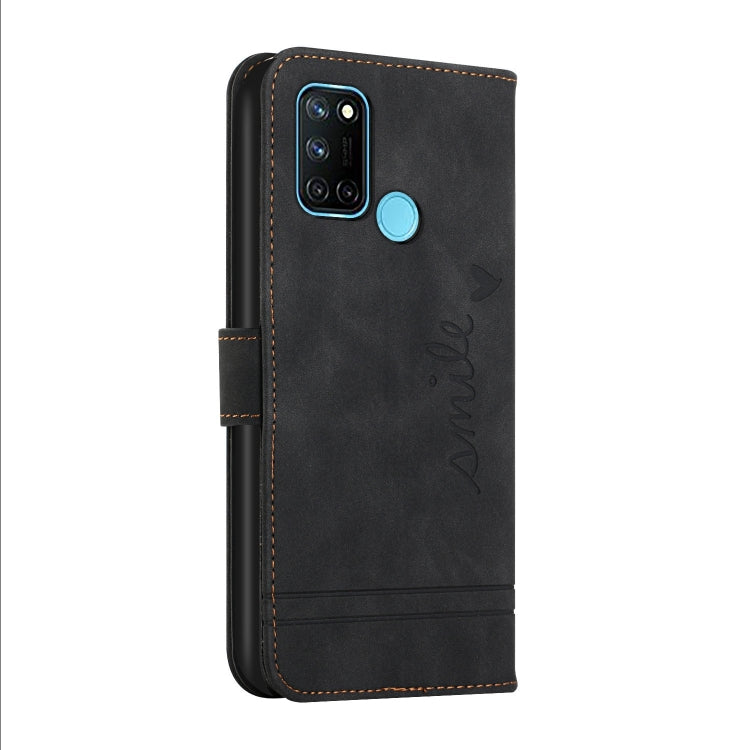For OPPO Realme 7i Retro Skin Feel Horizontal Flip Soft TPU + PU Leather Case with Holder & Card Slots & Photo Frame