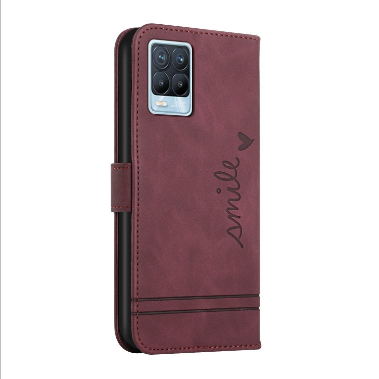 For OPPO Realme 8 / 8 Pro Retro Skin Feel Horizontal Flip Soft TPU + PU Leather Case with Holder & Card Slots & Photo Frame