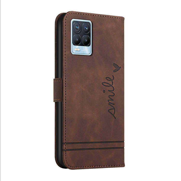 For OPPO Realme 8 / 8 Pro Retro Skin Feel Horizontal Flip Soft TPU + PU Leather Case with Holder & Card Slots & Photo Frame