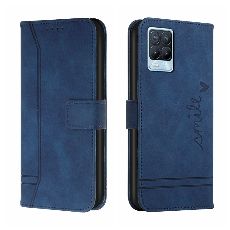 For OPPO Realme 8 / 8 Pro Retro Skin Feel Horizontal Flip Soft TPU + PU Leather Case with Holder & Card Slots & Photo Frame