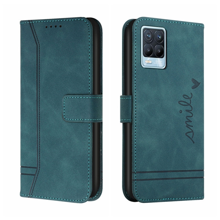 For OPPO Realme 8 / 8 Pro Retro Skin Feel Horizontal Flip Soft TPU + PU Leather Case with Holder & Card Slots & Photo Frame