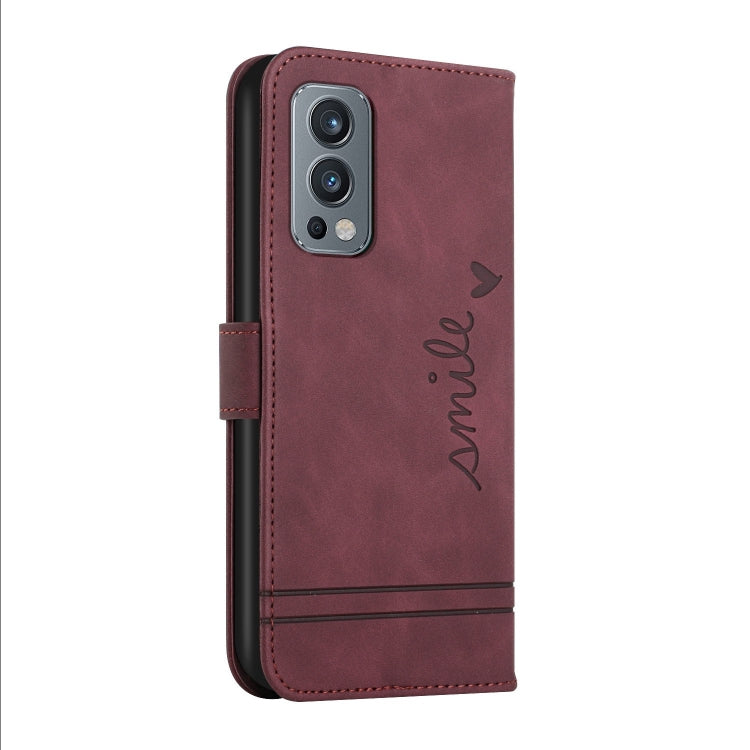 For OnePlus Nord 2 5G Retro Skin Feel Horizontal Flip Soft TPU + PU Leather Case with Holder & Card Slots & Photo Frame