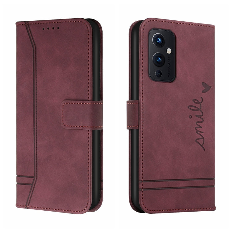 For OnePlus 9 Retro Skin Feel Horizontal Flip Soft TPU + PU Leather Case with Holder & Card Slots & Photo Frame