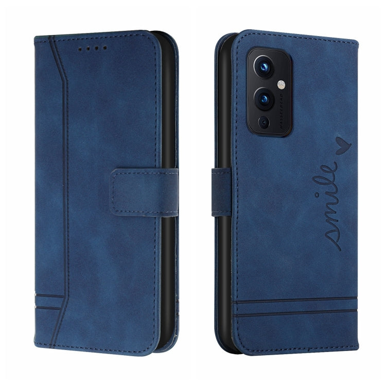 For OnePlus 9 Retro Skin Feel Horizontal Flip Soft TPU + PU Leather Case with Holder & Card Slots & Photo Frame