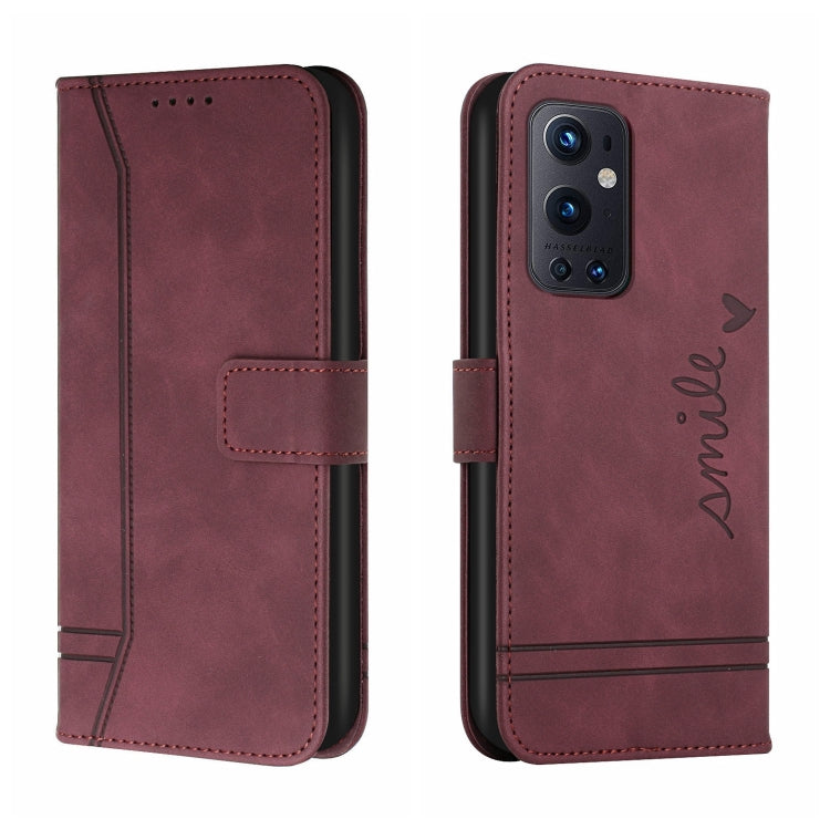 For OnePlus 9 Pro Retro Skin Feel Horizontal Flip Soft TPU + PU Leather Case with Holder & Card Slots & Photo Frame