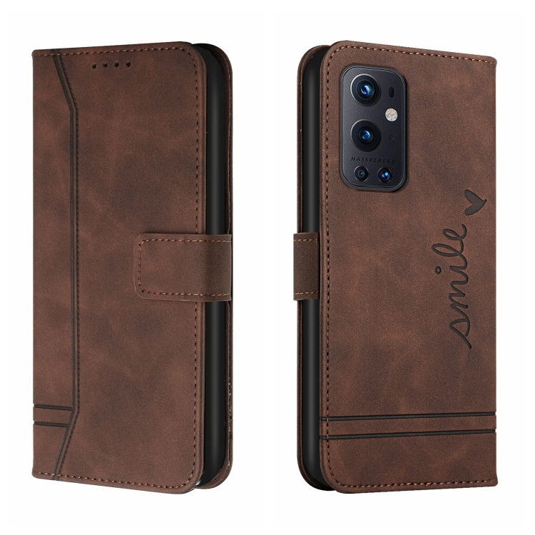 For OnePlus 9 Pro Retro Skin Feel Horizontal Flip Soft TPU + PU Leather Case with Holder & Card Slots & Photo Frame