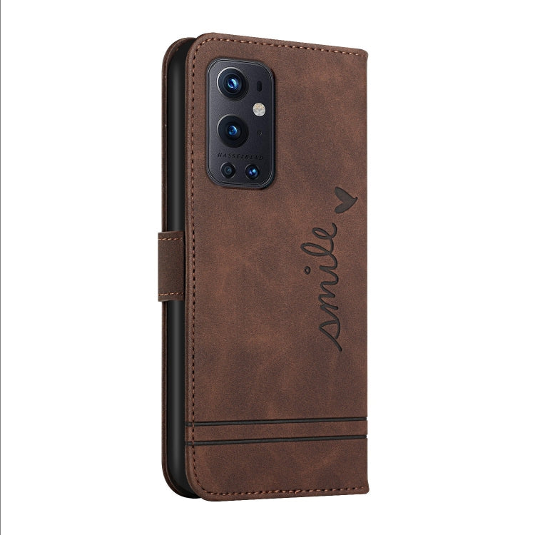 For OnePlus 9 Pro Retro Skin Feel Horizontal Flip Soft TPU + PU Leather Case with Holder & Card Slots & Photo Frame
