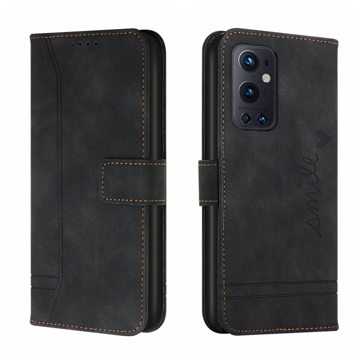 For OnePlus 9 Pro Retro Skin Feel Horizontal Flip Soft TPU + PU Leather Case with Holder & Card Slots & Photo Frame