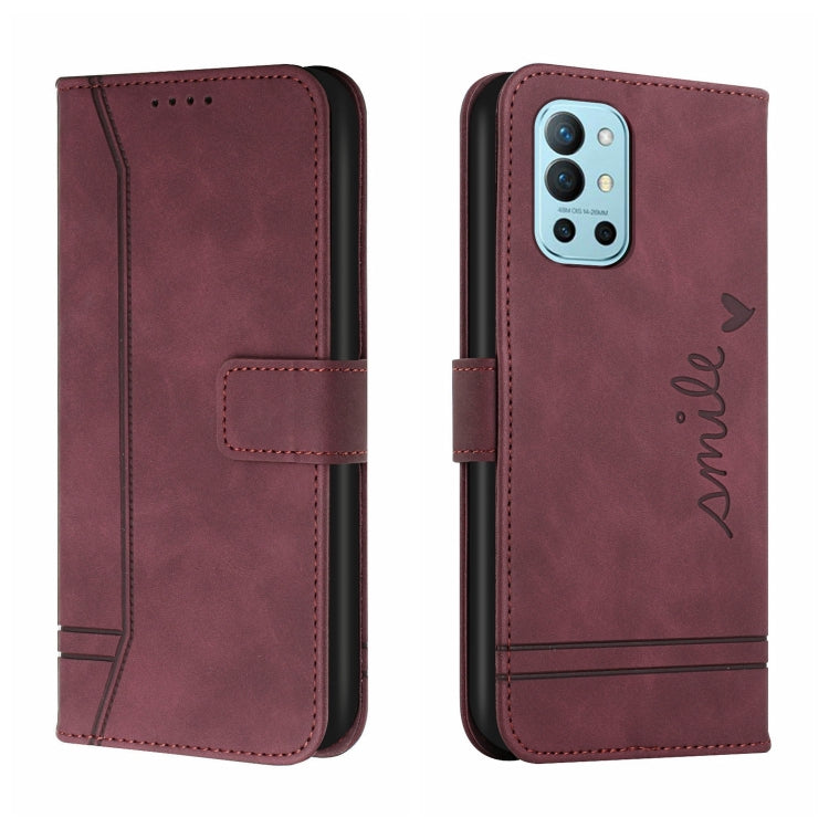 For OnePlus 9R Retro Skin Feel Horizontal Flip Soft TPU + PU Leather Case with Holder & Card Slots & Photo Frame