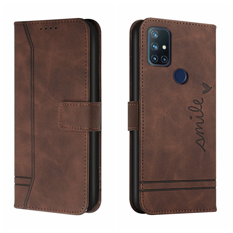 For OnePlus Nord N10 5G Retro Skin Feel Horizontal Flip Soft TPU + PU Leather Case with Holder & Card Slots & Photo Frame