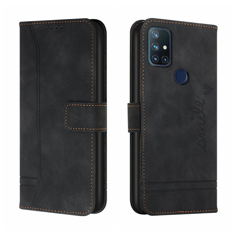 For OnePlus Nord N10 5G Retro Skin Feel Horizontal Flip Soft TPU + PU Leather Case with Holder & Card Slots & Photo Frame