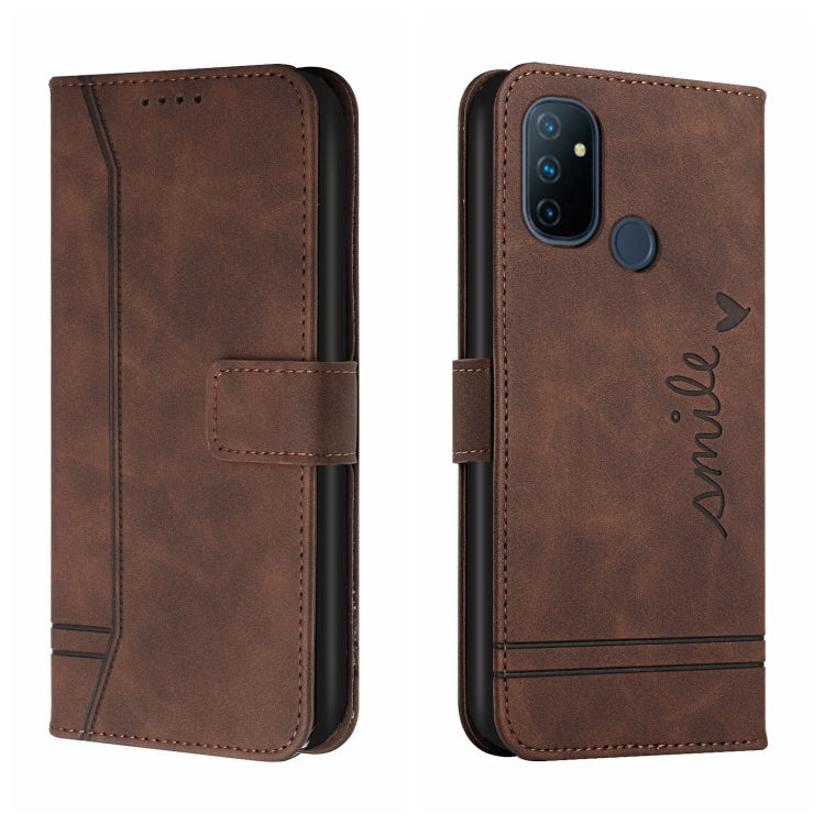 For OnePlus Nord N100 Retro Skin Feel Horizontal Flip Soft TPU + PU Leather Case with Holder & Card Slots & Photo Frame