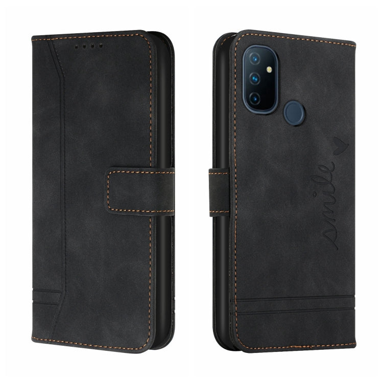 For OnePlus Nord N100 Retro Skin Feel Horizontal Flip Soft TPU + PU Leather Case with Holder & Card Slots & Photo Frame