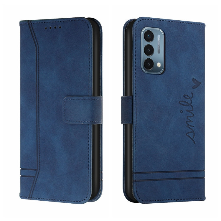 For OnePlus Nord N200 5G Retro Skin Feel Horizontal Flip Soft TPU + PU Leather Case with Holder & Card Slots & Photo Frame