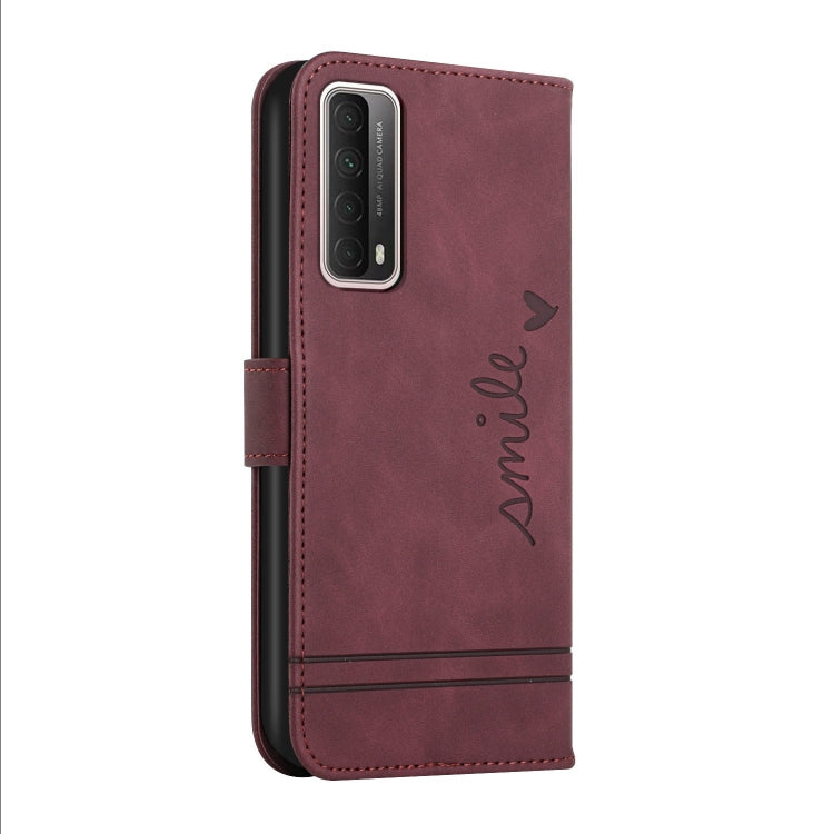 For Huawei P Smart 2021 Retro Skin Feel Horizontal Flip Soft TPU + PU Leather Case with Holder & Card Slots & Photo Frame