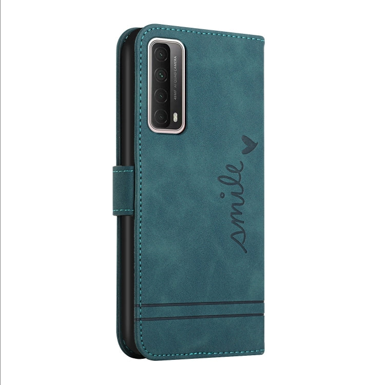 For Huawei P Smart 2021 Retro Skin Feel Horizontal Flip Soft TPU + PU Leather Case with Holder & Card Slots & Photo Frame