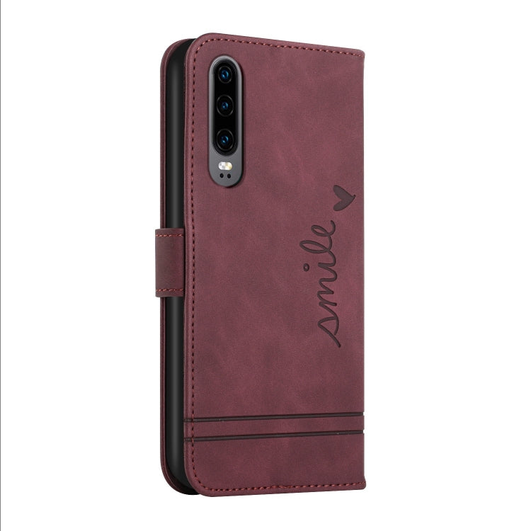 For Huawei P30 Retro Skin Feel Horizontal Flip Soft TPU + PU Leather Case with Holder & Card Slots & Photo Frame