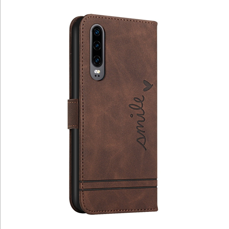 For Huawei P30 Retro Skin Feel Horizontal Flip Soft TPU + PU Leather Case with Holder & Card Slots & Photo Frame