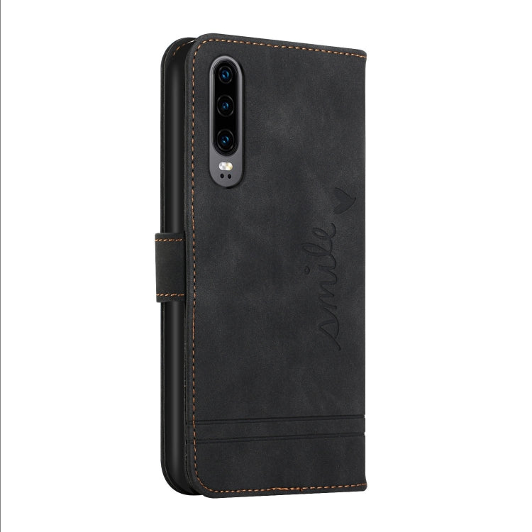 For Huawei P30 Retro Skin Feel Horizontal Flip Soft TPU + PU Leather Case with Holder & Card Slots & Photo Frame