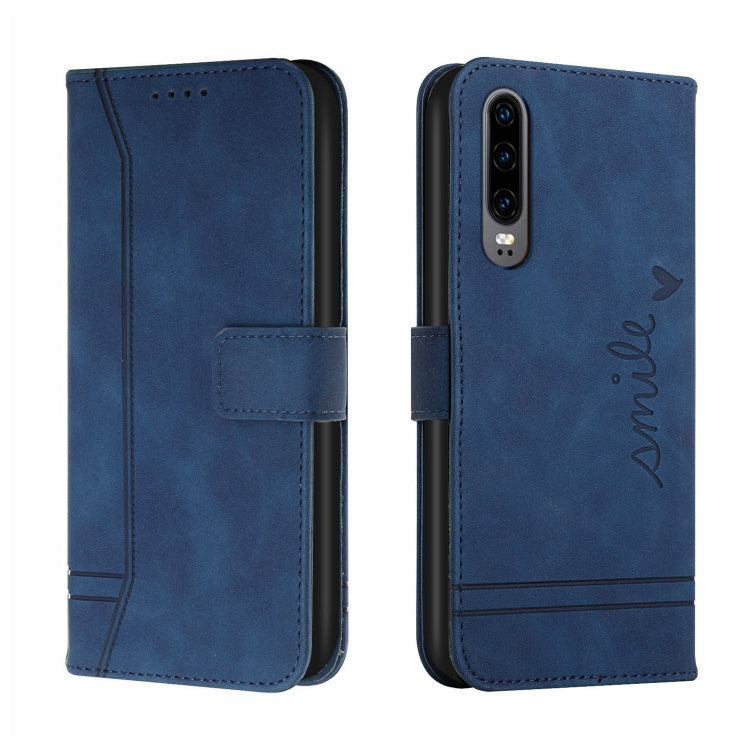 For Huawei P30 Retro Skin Feel Horizontal Flip Soft TPU + PU Leather Case with Holder & Card Slots & Photo Frame