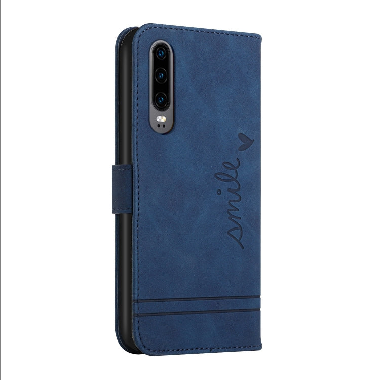 For Huawei P30 Retro Skin Feel Horizontal Flip Soft TPU + PU Leather Case with Holder & Card Slots & Photo Frame