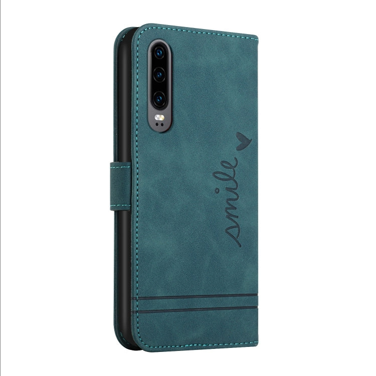 For Huawei P30 Retro Skin Feel Horizontal Flip Soft TPU + PU Leather Case with Holder & Card Slots & Photo Frame