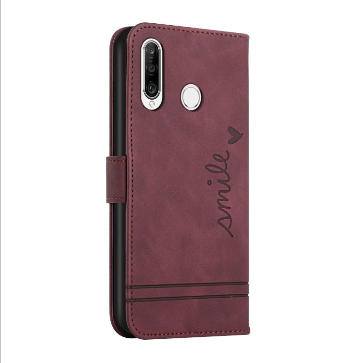 For Huawei P30 Lite Retro Skin Feel Horizontal Flip Soft TPU + PU Leather Case with Holder & Card Slots & Photo Frame