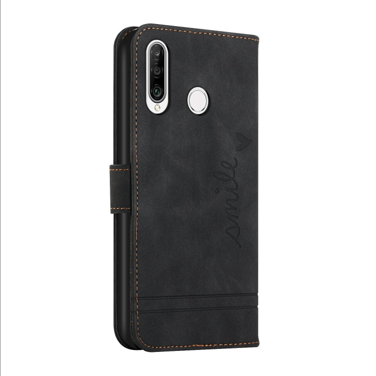 For Huawei P30 Lite Retro Skin Feel Horizontal Flip Soft TPU + PU Leather Case with Holder & Card Slots & Photo Frame