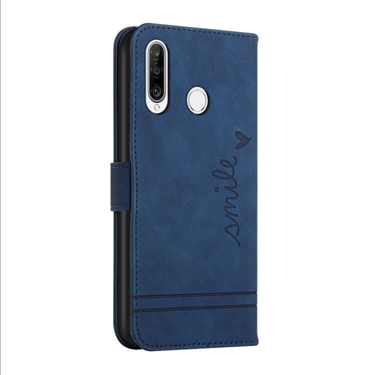 For Huawei P30 Lite Retro Skin Feel Horizontal Flip Soft TPU + PU Leather Case with Holder & Card Slots & Photo Frame
