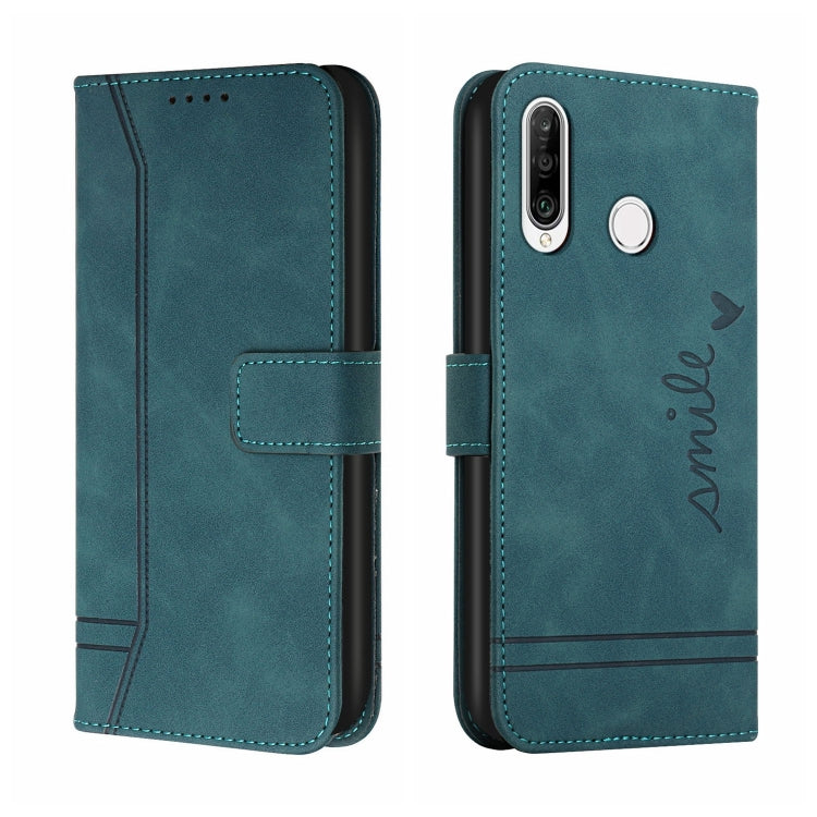 For Huawei P30 Lite Retro Skin Feel Horizontal Flip Soft TPU + PU Leather Case with Holder & Card Slots & Photo Frame