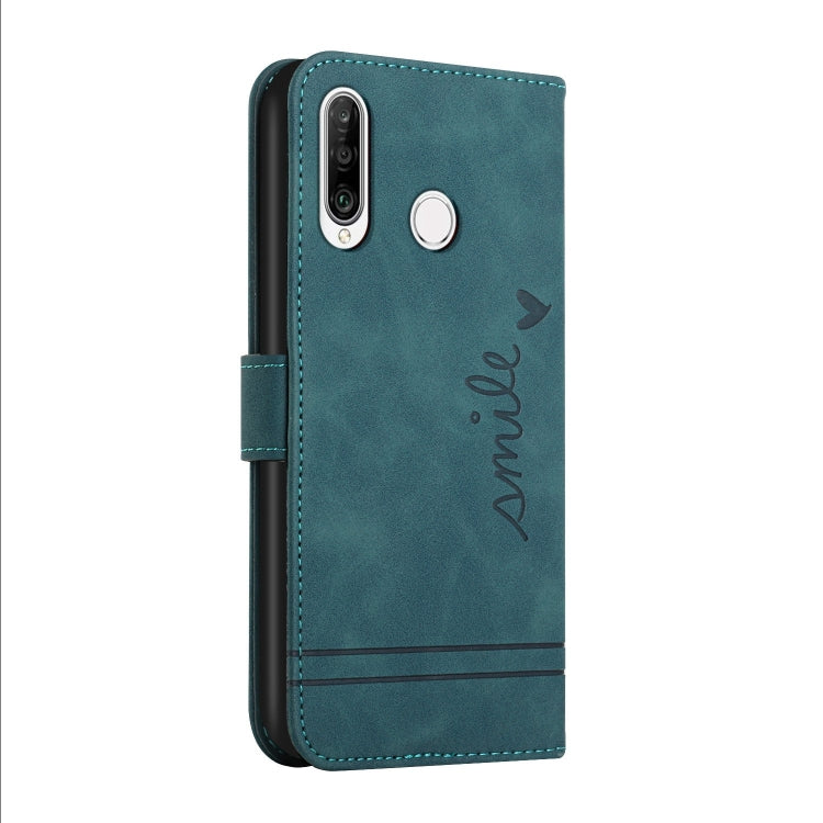 For Huawei P30 Lite Retro Skin Feel Horizontal Flip Soft TPU + PU Leather Case with Holder & Card Slots & Photo Frame