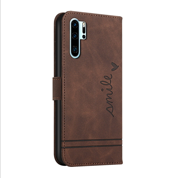 For Huawei P30 Pro Retro Skin Feel Horizontal Flip Soft TPU + PU Leather Case with Holder & Card Slots & Photo Frame