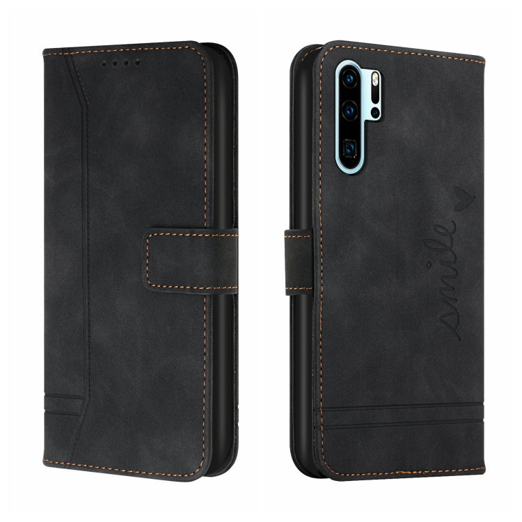 For Huawei P30 Pro Retro Skin Feel Horizontal Flip Soft TPU + PU Leather Case with Holder & Card Slots & Photo Frame