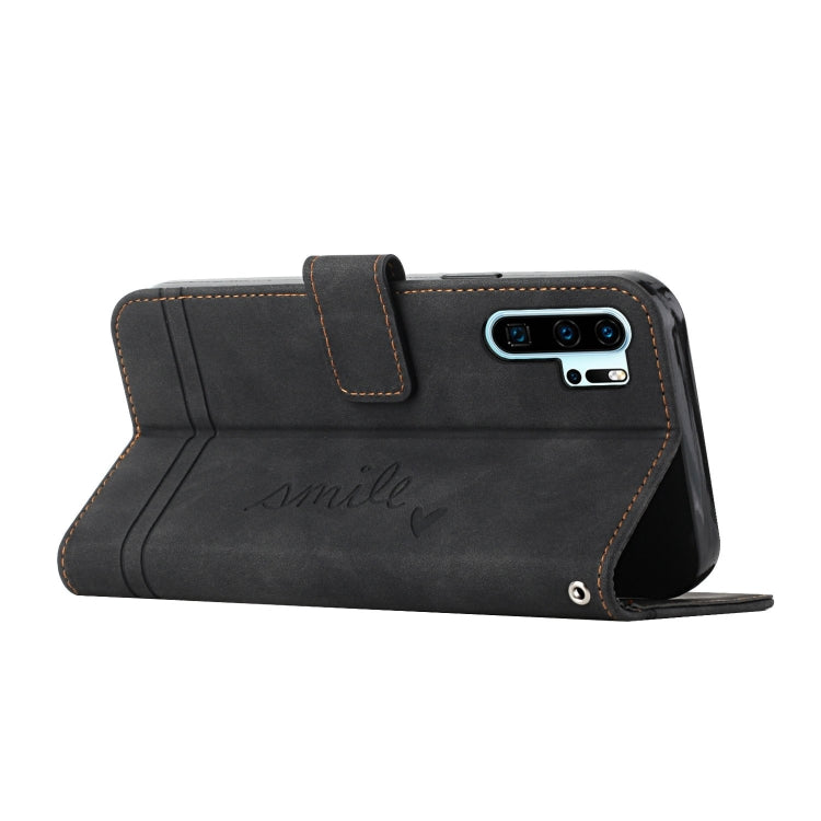 For Huawei P30 Pro Retro Skin Feel Horizontal Flip Soft TPU + PU Leather Case with Holder & Card Slots & Photo Frame