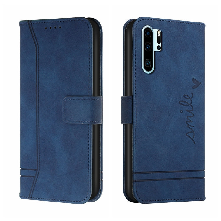 For Huawei P30 Pro Retro Skin Feel Horizontal Flip Soft TPU + PU Leather Case with Holder & Card Slots & Photo Frame