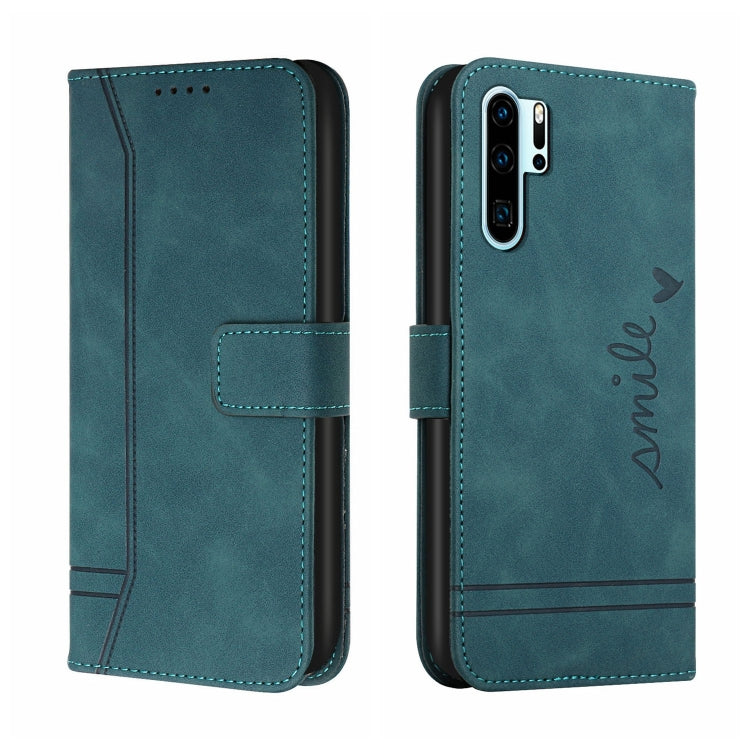 For Huawei P30 Pro Retro Skin Feel Horizontal Flip Soft TPU + PU Leather Case with Holder & Card Slots & Photo Frame