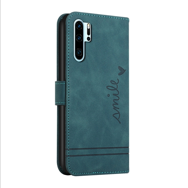 For Huawei P30 Pro Retro Skin Feel Horizontal Flip Soft TPU + PU Leather Case with Holder & Card Slots & Photo Frame