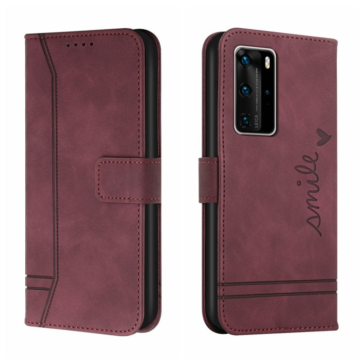 For Huawei P40 Pro Retro Skin Feel Horizontal Flip Soft TPU + PU Leather Case with Holder & Card Slots & Photo Frame