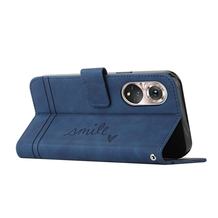 For Huawei P50 Retro Skin Feel Horizontal Flip Soft TPU + PU Leather Case with Holder & Card Slots & Photo Frame