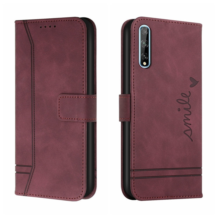 For Huawei Y8p Retro Skin Feel Horizontal Flip Soft TPU + PU Leather Case with Holder & Card Slots & Photo Frame