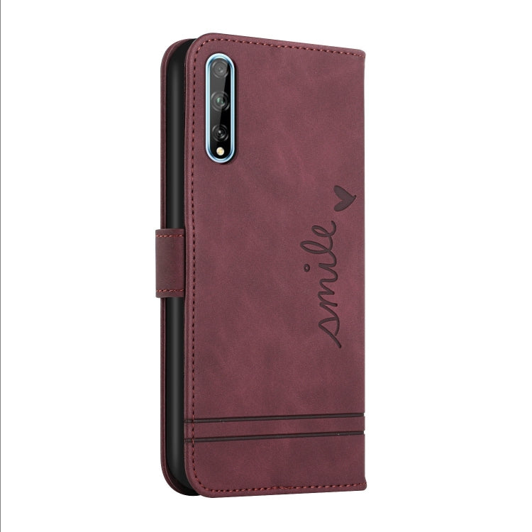 For Huawei Y8p Retro Skin Feel Horizontal Flip Soft TPU + PU Leather Case with Holder & Card Slots & Photo Frame
