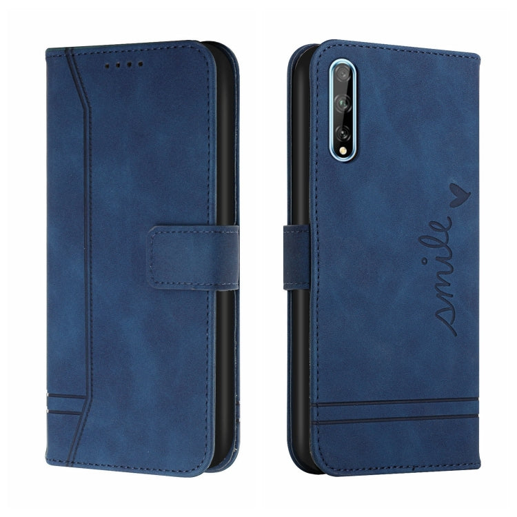 For Huawei Y8p Retro Skin Feel Horizontal Flip Soft TPU + PU Leather Case with Holder & Card Slots & Photo Frame
