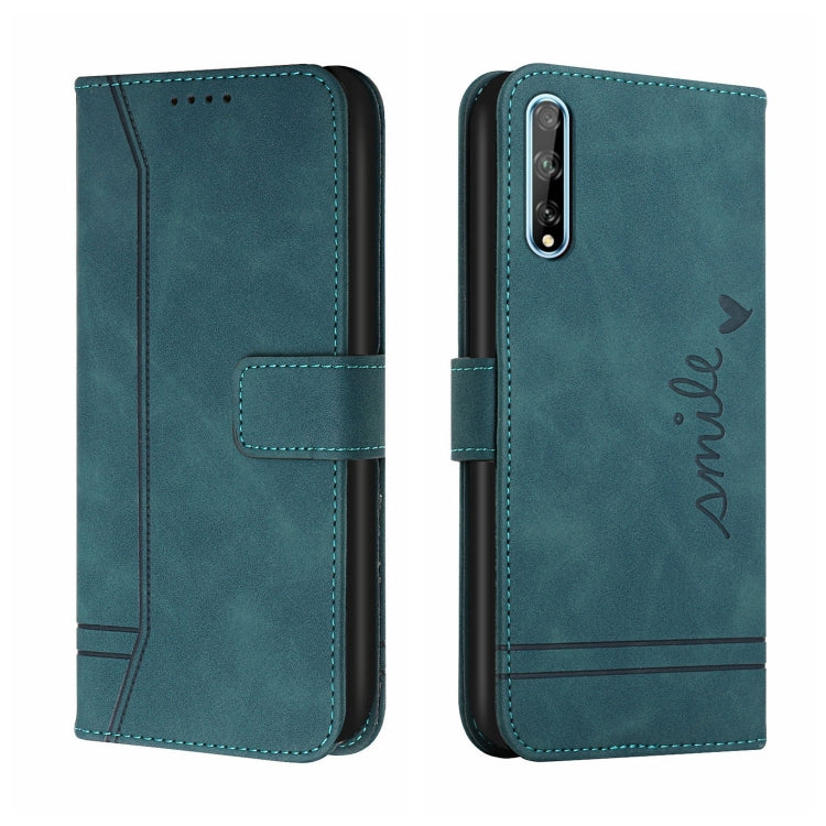 For Huawei Y8p Retro Skin Feel Horizontal Flip Soft TPU + PU Leather Case with Holder & Card Slots & Photo Frame